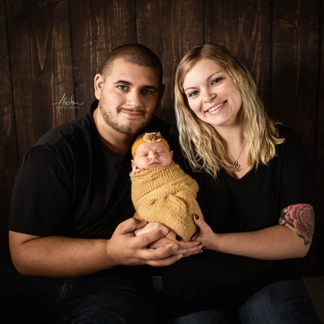 Tyler Laudenslager and family