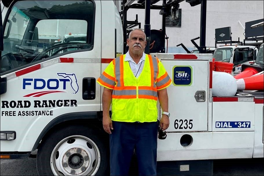 Road Ranger Service Patrol Operator Jak Pereira