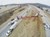Commercial cattle trailer overturn on interstate; secondary containment in place, local resources being utilized to transport surviving cattle, interstate closed both directions; (photo credit: B. LaHue).